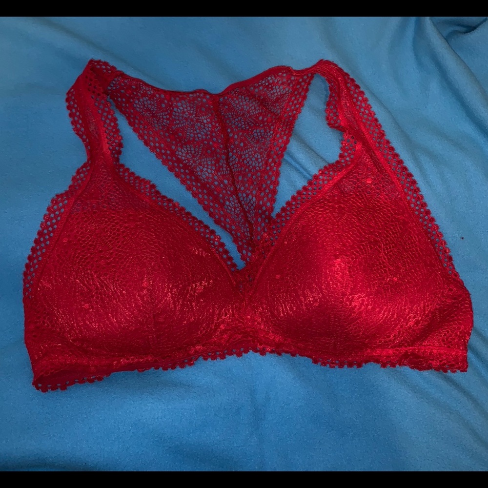Cute lace red Victoria’s Secret bralette